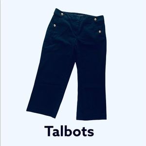 Talbots petites navy blue cropped size 6P